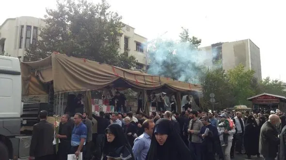 تشییع با شکوه پیکر 54 شهید ناجا در تهران + فیلم و عکس 