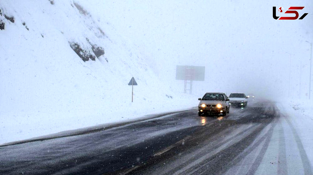 برف و کولاک در راه کرمانشاه