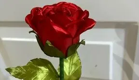 جادوی سفره هفت سین با آموزش ساخت گل رز طبیعی با رویان / فیلم