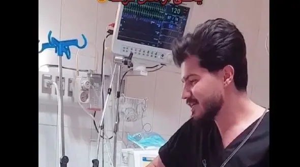 فیلم آواز  بهشتی پرستار در آی سیو با آهنگ کردی ! / بیمار را زنده می کند ! 