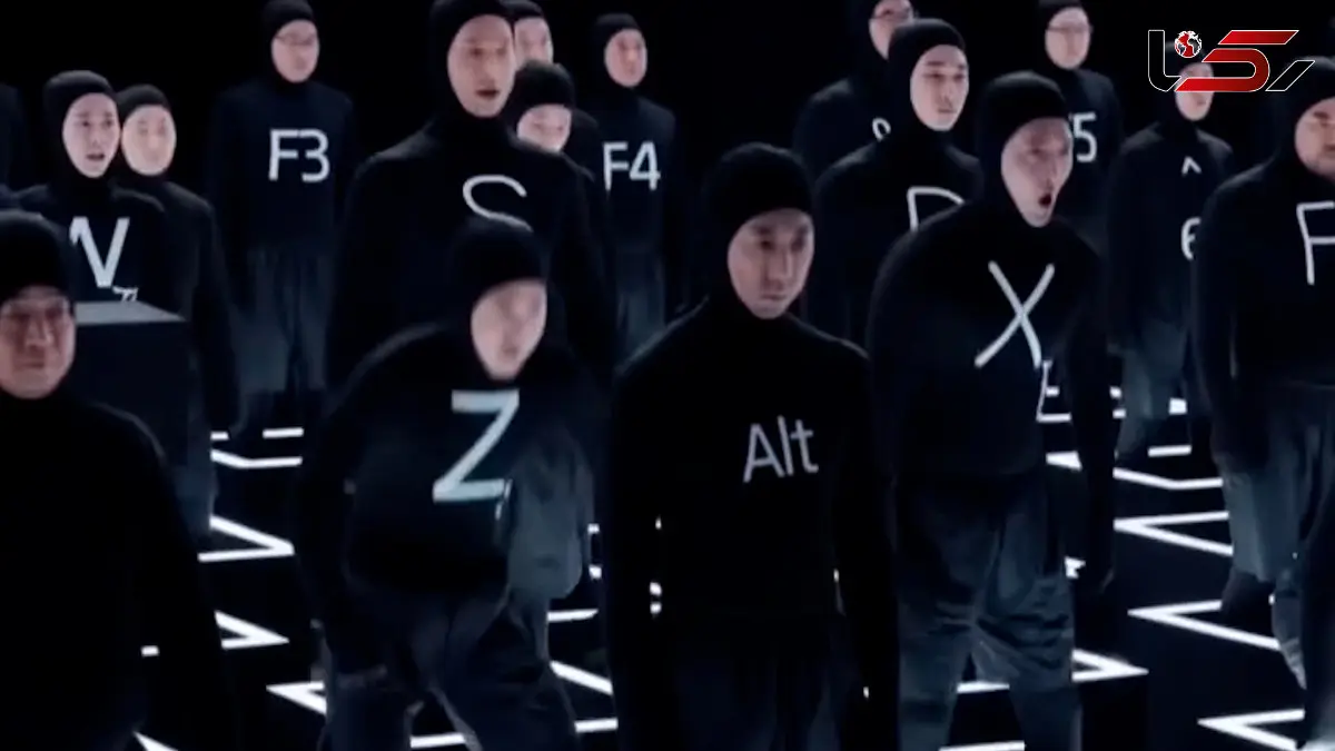 فیلم جذاب و دیدنی دکمه های انسانی زیر کیبورد