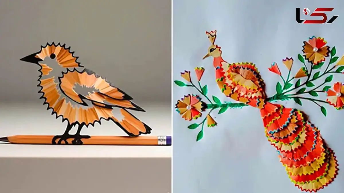 هنر با تراشه‌ های مداد: 15 طرح خاص و خلاقانه برای شما