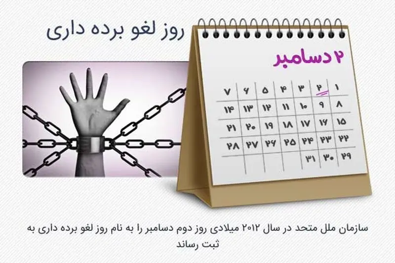 ۲ دسامبر؛ روز جهانی لغو برده‌داری