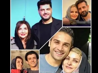 فیلم/به مناسبت روز مادر: نگاهی به حال خوش بازیگران و هنرمندان در کنار مادرانشان/ از علی شادمان و  مادر جوانش تا امیرحسین آرمان و مادر باکلاسش