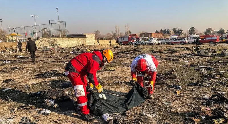 تصاویر : سقوط هواپیمای اوکراینی