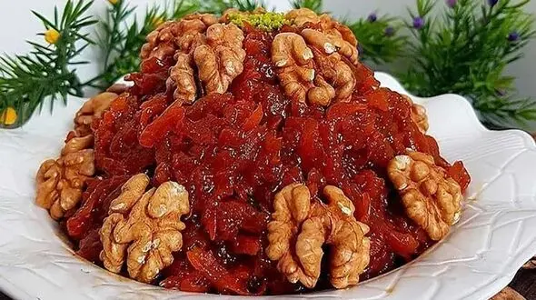 آموزش درست کردن حلوای هویج ارومیه‌ ای خوشمزه و مجلسی