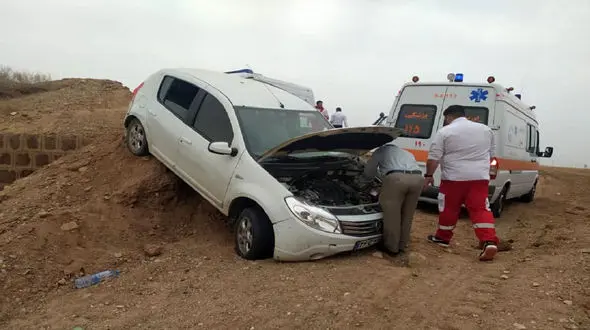 حادثه همزمان برای 6 سمنانی در این صحنه!