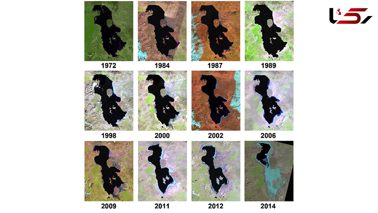 مرگ تدریجی دریاچه ارومیه +عکس