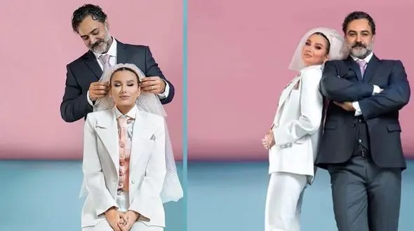 عکس های خصوصی بازیگر سرشناس ایرانی و همسرش لو رفت + عکس 