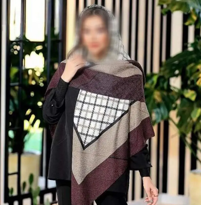 مدل بستن شال و روسری