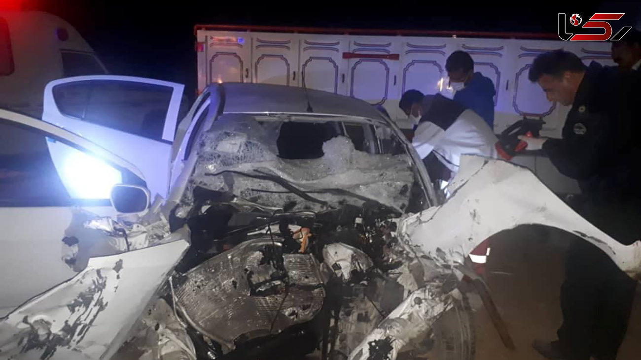 5 کشته در 2 ماشین له شده / در بیرانشهر رخ داد + عکس های تصادف