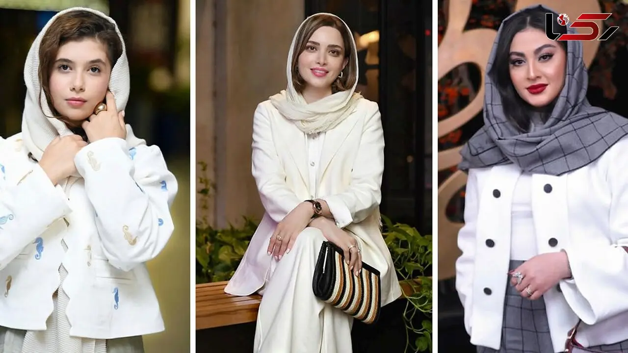 عکس ها / این خانم بازیگران ایرانی رنگ سال جدید را قاپیدند / استایل‌های سفید از نفس بازغی تا المیرا دهقانی و مهسا حجازی  از نازنین بیاتی تا پردیس احمدیه و الناز حبیبی از پریناز ایزدیار تا بهنوش طباطبایی و مریم مومن 