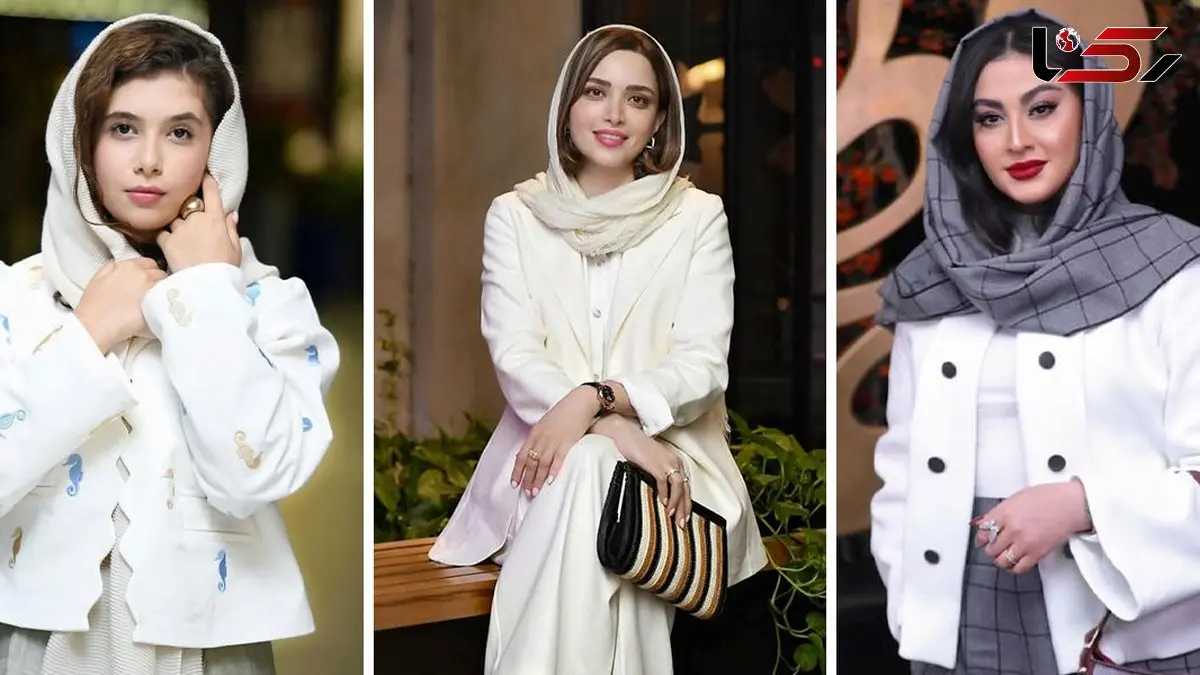 عکس ها / این خانم بازیگران ایرانی رنگ سال جدید را قاپیدند / استایل‌های سفید از نفس بازغی تا المیرا دهقانی و مهسا حجازی  از نازنین بیاتی تا پردیس احمدیه و الناز حبیبی از پریناز ایزدیار تا بهنوش طباطبایی و مریم مومن و ....