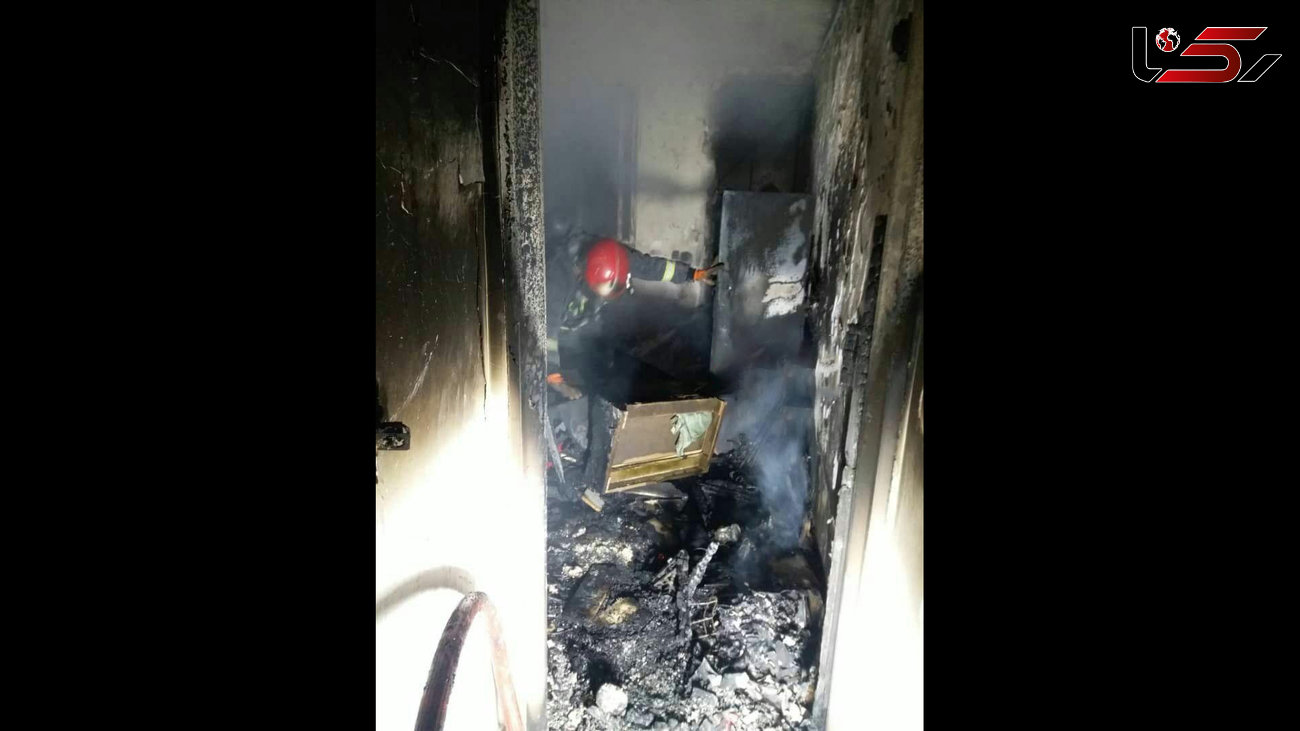 آتش سوزی خانه مسکونی در استان مرکزی