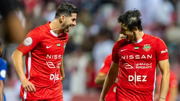 فیلم گلزنی سعید عزت اللهی برای شباب الاهلی در شب آتش بازی 7 گله
