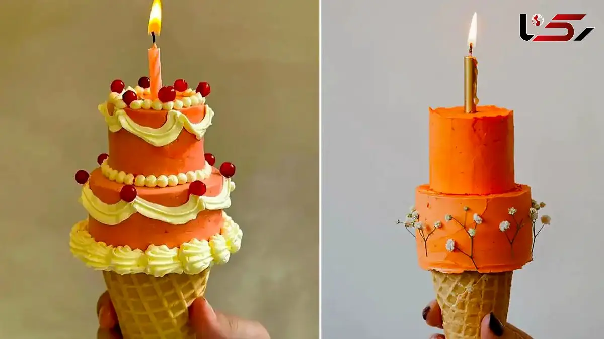 15 مدل کیک بستنی تولد که جشن شما را خاص‌ تر می‌ کند! / مخصوص متولدین بهار و تابستان