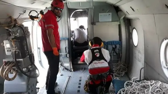 عملیات هوایی برای نجات کوهنورد ۵۰ ساله شمیرانی +  عکس