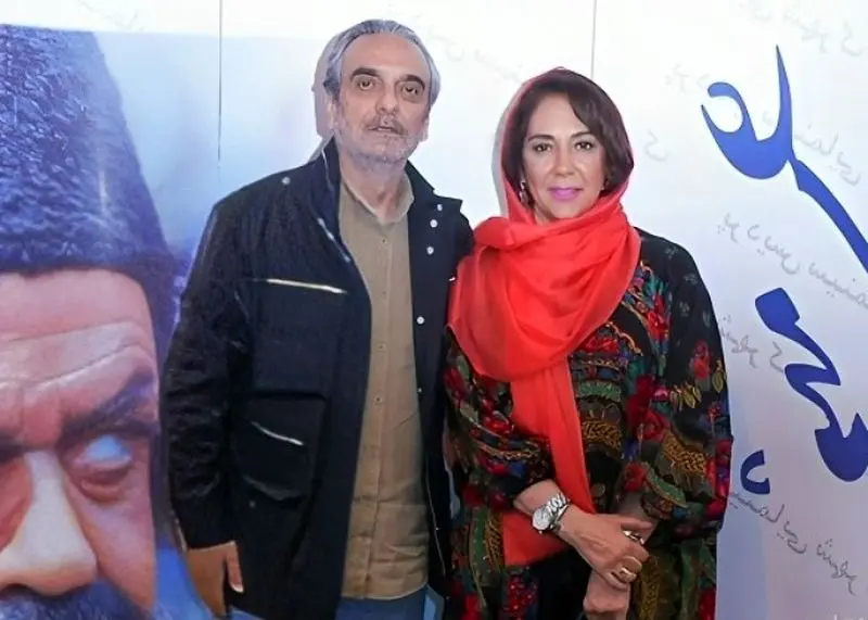 همایون ارشادی و همسرش