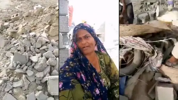 وضعیت «چه کنم» وزارت کار در کمک رسانی به زن آواره شده چابهار / زن شناسنامه ندارد، زمین و وام 200 میلیونی به پسر معلولش داده می شود + فیلم