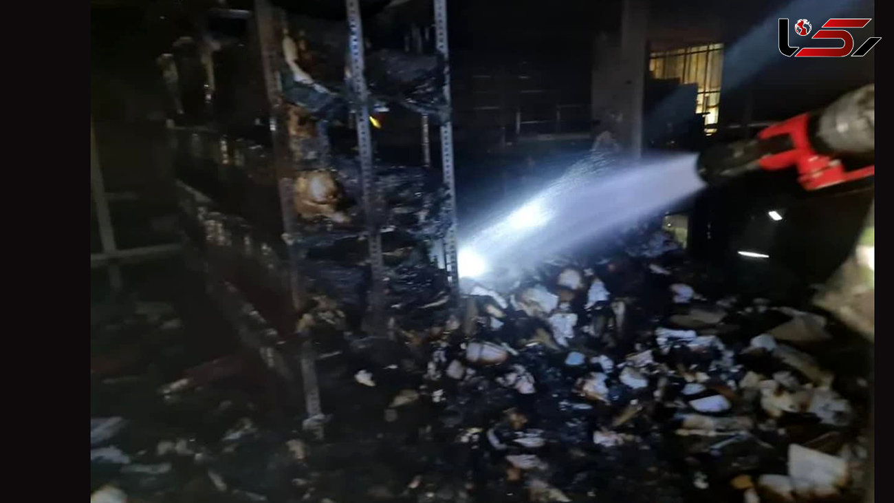 آتش سوزی یک بانک در جویبار + جزییات
