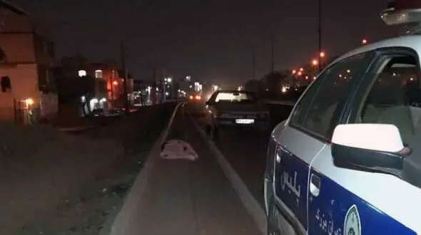 تصادف هولناک پژو با مرد جوان در بزرگراه یادگار امام / مرد جوان در دم جان باخت + عکس