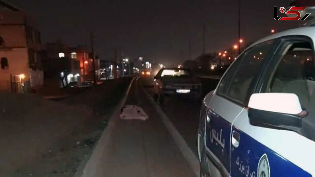 تصادف هولناک پژو با مرد جوان در بزرگراه یادگار امام / مرد جوان در دم جان باخت + عکس