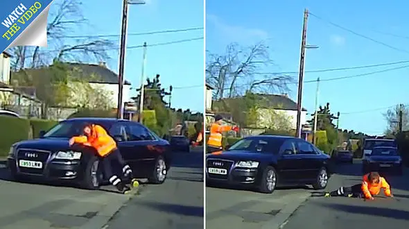 فیلم لحظه زیرگرفته شدن یک رفتگر در فضای مجازی ترکید / تمارض برای پولدار شدن
