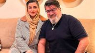 قاب عاشقانه آقای خواننده و همسرش در جزیره کیش