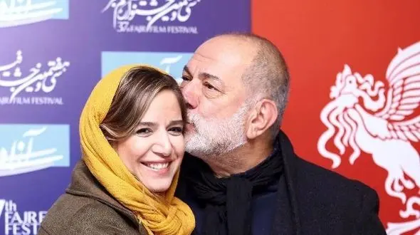 حضور ستاره پسیانی در مراسم جشن تهیه کنندگان سینما در کنار برادرش!