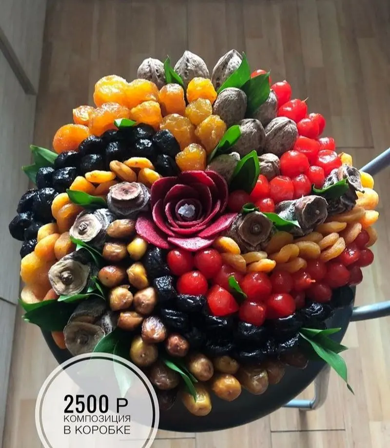 تزیین آجیل، میوه خشک و خشکبار عروس برای نوروز 1405