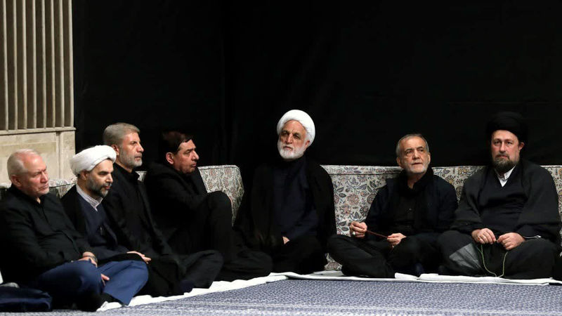 مراسم عزاداری امام حسین (ع) در حسینیه امام خمینی برگزار شد
