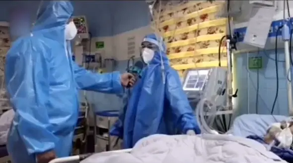 اشک های تلخ پرستاران بیمارستان شفا برای تهرانی های بی خیال کرونا + فیلم