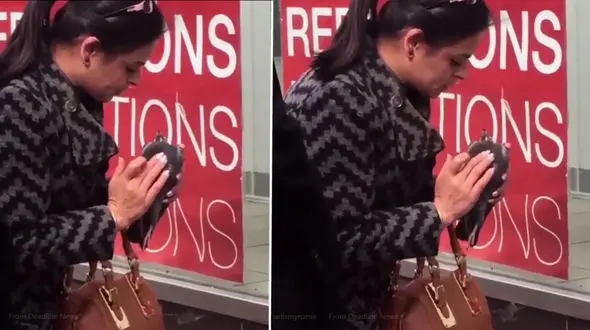 فیلم تنفس مصنوعی دادن زن جوان به یک حیوان در خیابان + عکس