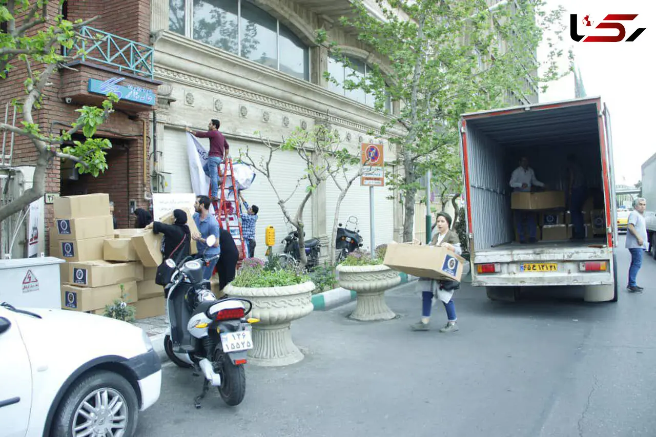 حضور بازیگران در خانه تئاتر و دعوت  برای حضور در پویش لباس همدلی+فیلم