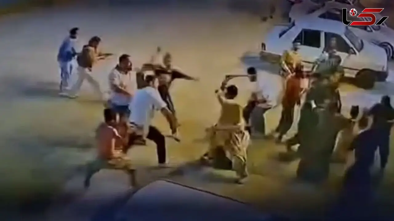 فیلم لحظه قمه کشی  جلوی  تالار عروسی در سنندج