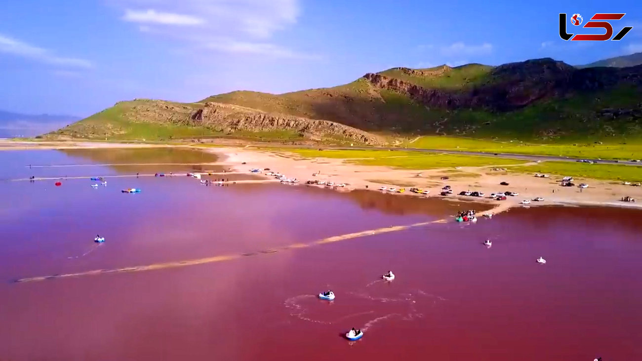 ببینید / نماهنگ بی کلام و آرامش بخش با تصاویر زیبا از دریاچه مهارلو + فیلم