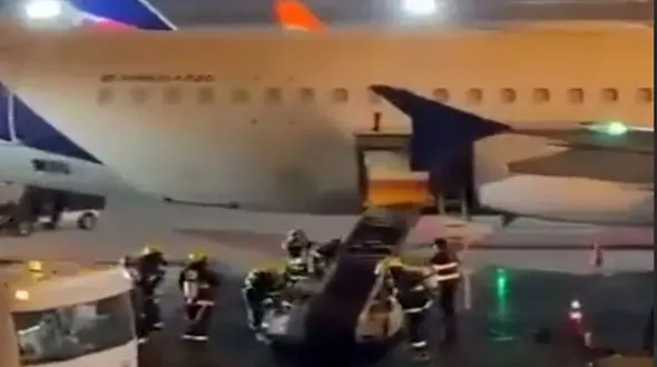 فیلم آتش‌سوزی هولناک در فرودگاه برزیل / مسافران وحشت زده شدند