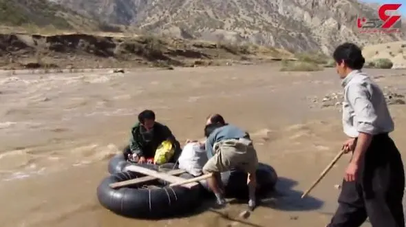 سختی راه های روستایی در کرمانشاه + فیلم