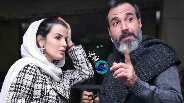 پشت صحنه سریال سوجان | سلفی سوجان و جاوید در پشت صحنه سریال سوجان