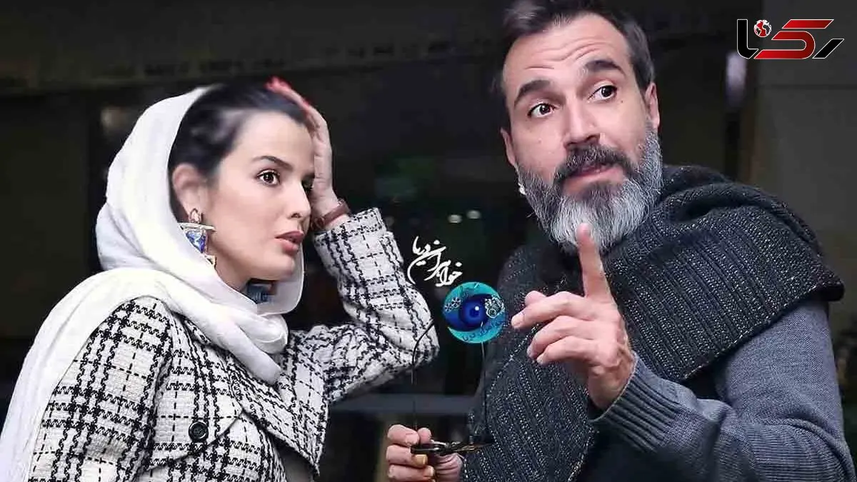 پشت صحنه سریال سوجان | سلفی سوجان و جاوید در پشت صحنه سریال سوجان