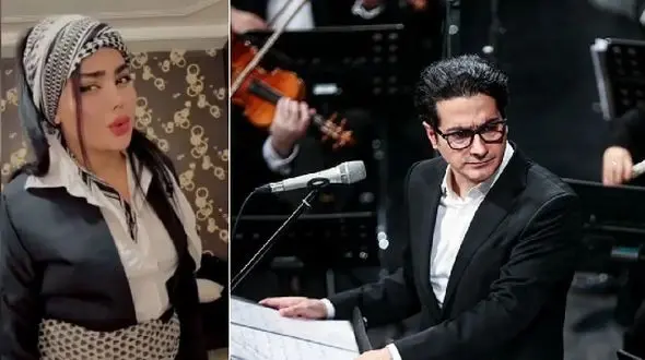 فیلم آواز همایونی /  همایون شجریان تو کنسرت دختر زیبا رو کوردی خوند کردستان رفت رو هوا !