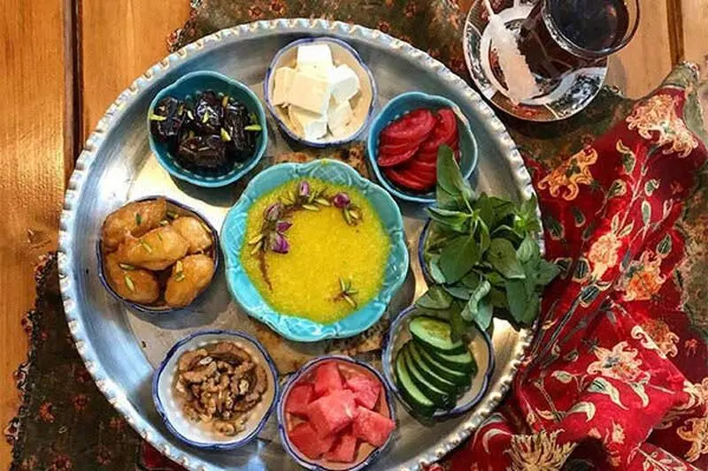 عکس سفره های افطار
