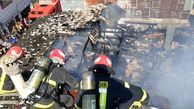 آتش سوزی خانه ویلایی در محله حمیدیان رشت