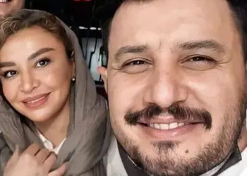 عکس سفر در زمان / جوادعزتی و همسرش قبل از طلاق   در دورهمی شیلا خداداد