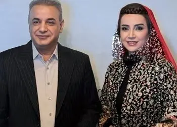 نگاهی به چیدمان پر زرق و برق شب یلدای شبنم قلی‌خانی بازیگر سریال آنام در دبی با حضور رشید کاکاوند+ تصاویر