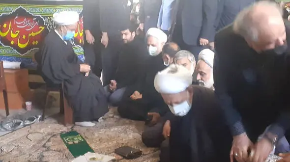 گفتگوی چهره به چهره رئیس قوه‌قضاییه با عزاداران حسینی در روز عاشورا