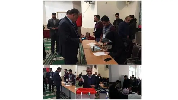 انتخابات  پرشور در پردیس ادامه دارد/ استفاده از استامپ رای اختیاری است