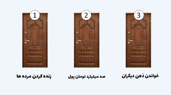 تست/ شما وارد کدام درب می شوید؟