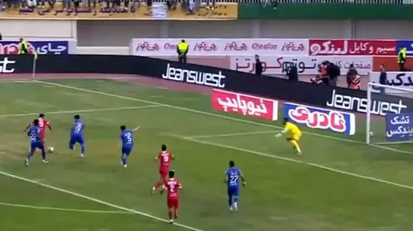 فیلم واکنش سریع آدان مقابل شوت خطرناک ارونوف