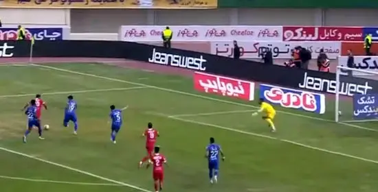 فیلم واکنش سریع آدان مقابل شوت خطرناک ارونوف